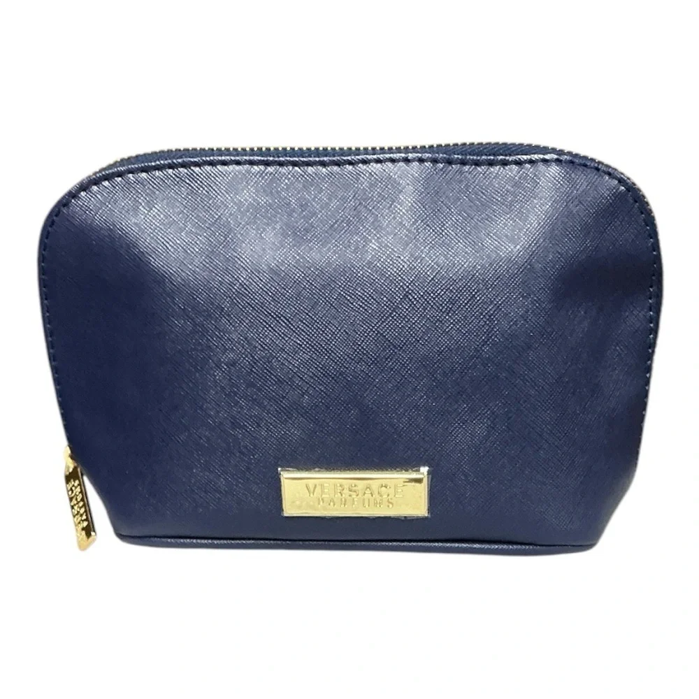 Versace Navy Blue Cosmetic Bag - Picture 3 of 3